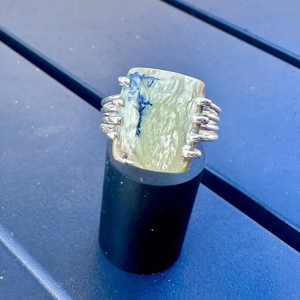 Tanzania Imperial Opal Sterling Silver Ring